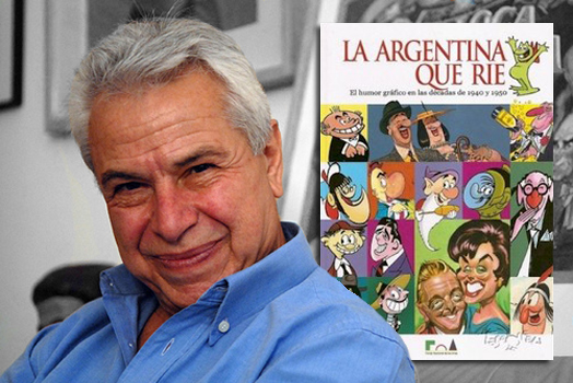 Andrés Cascioli y su libro 'La Argentina que rie'